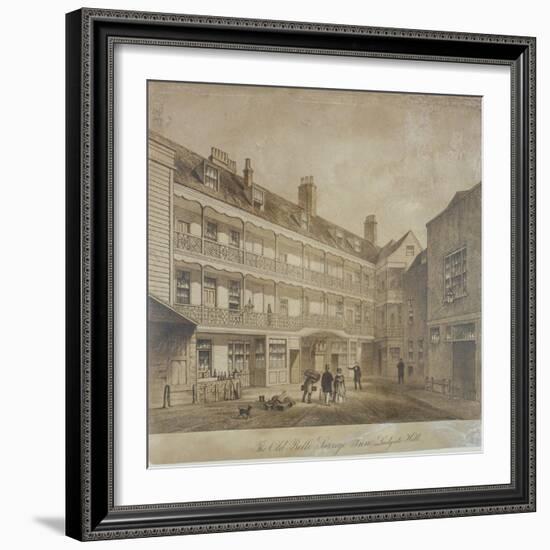 Belle Sauvage Inn, Belle Sauvage Yard, Ludgate Hill, City of London,1845-Anon-Framed Giclee Print