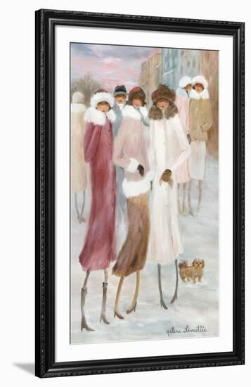 Belle sortie d'hiver-Hélène Léveillée-Framed Art Print