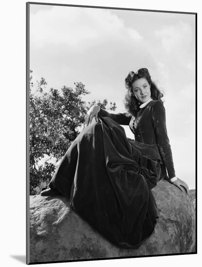 BELLE STARR, 1941 directed by IRVING CUMMINGS Gene Tierney (b/w photo)-null-Mounted Photo