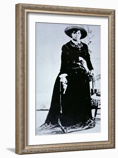 Belle Starr (B/W Photo)-American Photographer-Framed Giclee Print