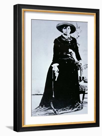 Belle Starr (B/W Photo)-American Photographer-Framed Giclee Print