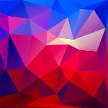 Bright Geometric Background-Bellenixe-Framed Art Print