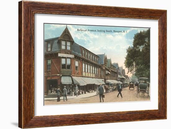 Bellevue Avenue, Newport, Providence, Rhode Island-null-Framed Art Print