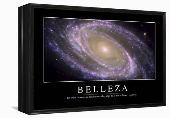 Belleza. Cita Inspiradora Y Póster Motivacional-null-Framed Premier Image Canvas