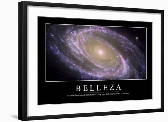 Belleza. Cita Inspiradora Y Póster Motivacional-null-Framed Photographic Print