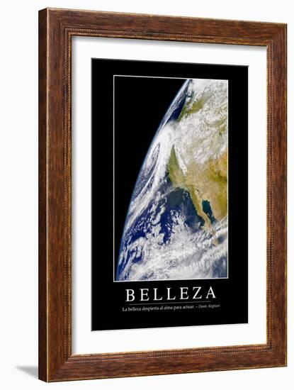 Belleza. Cita Inspiradora Y Póster Motivacional-null-Framed Photographic Print