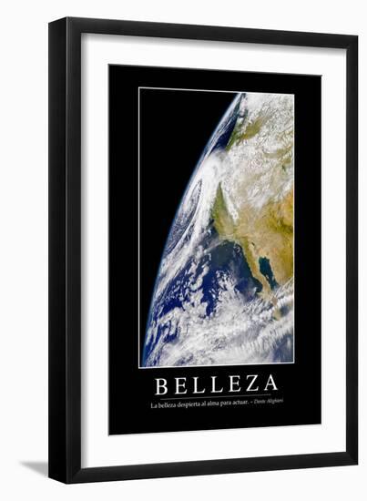 Belleza. Cita Inspiradora Y Póster Motivacional-null-Framed Photographic Print