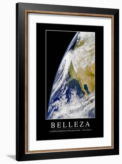 Belleza. Cita Inspiradora Y Póster Motivacional-null-Framed Photographic Print