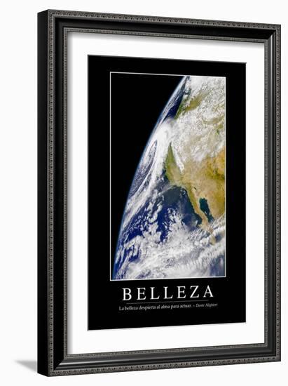 Belleza. Cita Inspiradora Y Póster Motivacional-null-Framed Photographic Print