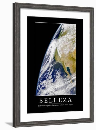 Belleza. Cita Inspiradora Y Póster Motivacional-null-Framed Photographic Print