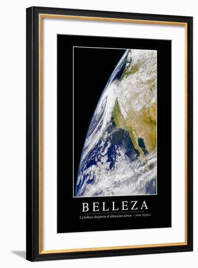 Belleza. Cita Inspiradora Y Póster Motivacional-null-Framed Photographic Print