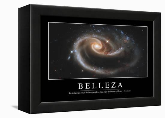 Belleza. Cita Inspiradora Y Póster Motivacional-null-Framed Premier Image Canvas