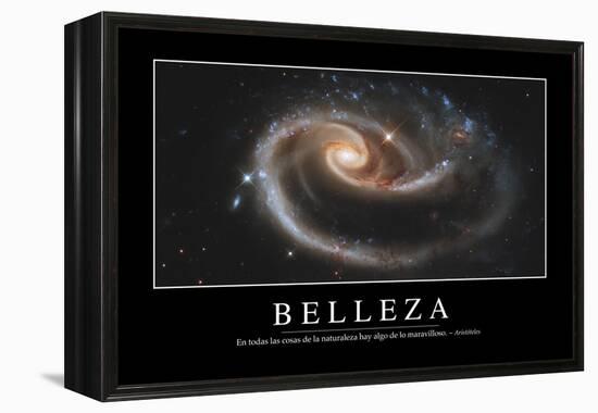 Belleza. Cita Inspiradora Y Póster Motivacional-null-Framed Premier Image Canvas