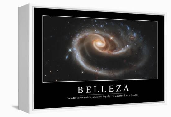 Belleza. Cita Inspiradora Y Póster Motivacional-null-Framed Premier Image Canvas