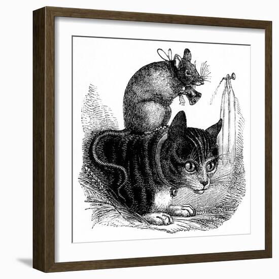 Belling the Cat-null-Framed Art Print