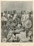 The Meeting of Menelik One of Ethiopia's Greatest Emperors with Major Salsa of the Italian Envoy-Belloc-Art Print