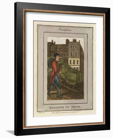 Bellows to Mend, Cries of London, 1804-William Marshall Craig-Framed Giclee Print