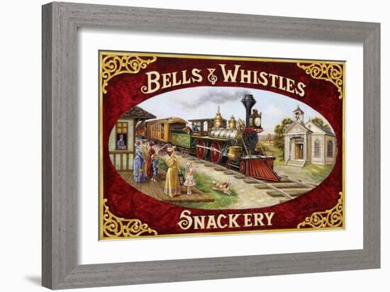 Bells and Whistles Train-Lee Dubin-Framed Giclee Print