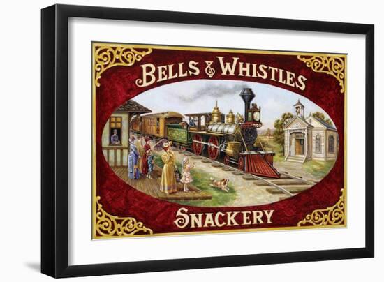 Bells and Whistles Train-Lee Dubin-Framed Giclee Print