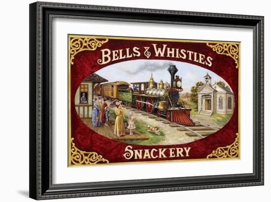 Bells and Whistles Train-Lee Dubin-Framed Giclee Print