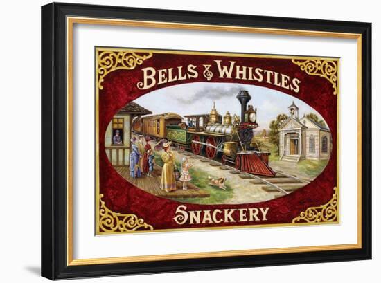 Bells and Whistles Train-Lee Dubin-Framed Giclee Print