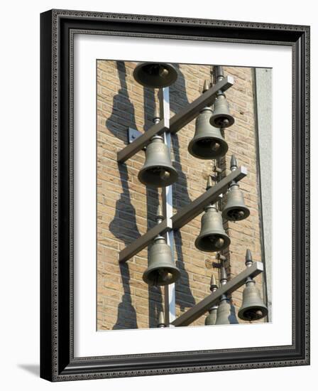 Bells on Side of Building, Kampen, Overijssel, Netherlands-Lisa S. Engelbrecht-Framed Photographic Print