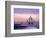 Belltower at Sunrise, Mykonos, Greece-Keren Su-Framed Photographic Print