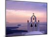 Belltower at Sunrise, Mykonos, Greece-Keren Su-Mounted Photographic Print