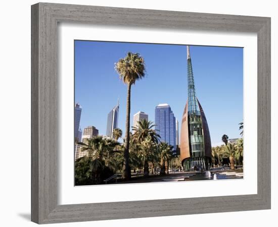 Belltower, Barrack Street Jetty Redevelopment, Perth, Western Australia, Australia-Ken Gillham-Framed Photographic Print