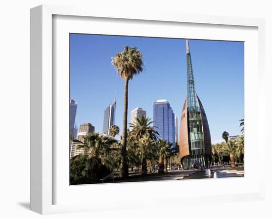 Belltower, Barrack Street Jetty Redevelopment, Perth, Western Australia, Australia-Ken Gillham-Framed Photographic Print