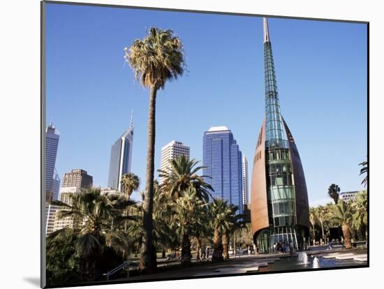 Belltower, Barrack Street Jetty Redevelopment, Perth, Western Australia, Australia-Ken Gillham-Mounted Photographic Print