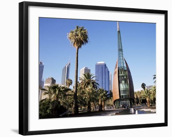 Belltower, Barrack Street Jetty Redevelopment, Perth, Western Australia, Australia-Ken Gillham-Framed Photographic Print