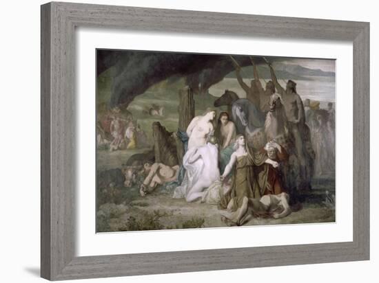 Bellum, la Guerre-Pierre Puvis de Chavannes-Framed Giclee Print