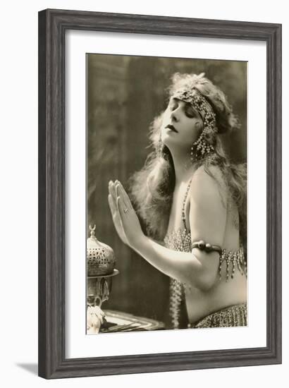 Belly Dancer-null-Framed Art Print