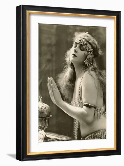 Belly Dancer-null-Framed Art Print