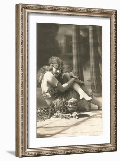 Belly Dancer-null-Framed Art Print