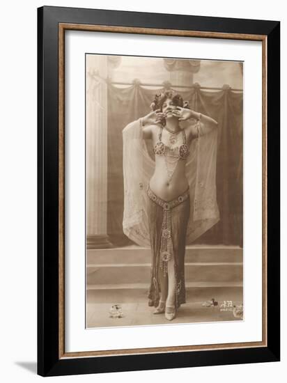 Belly Dancer-null-Framed Art Print