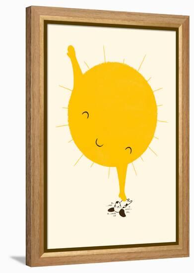 Belly Rub-Jay Fleck-Framed Stretched Canvas