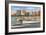 Belmont Yacht Harbor, Chicago, Illinois-null-Framed Art Print