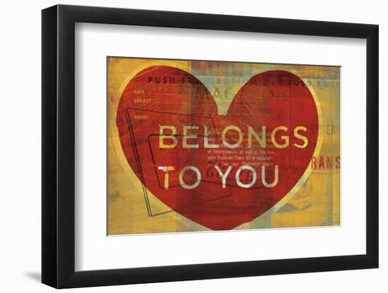 Belongs to You-John W^ Golden-Framed Art Print