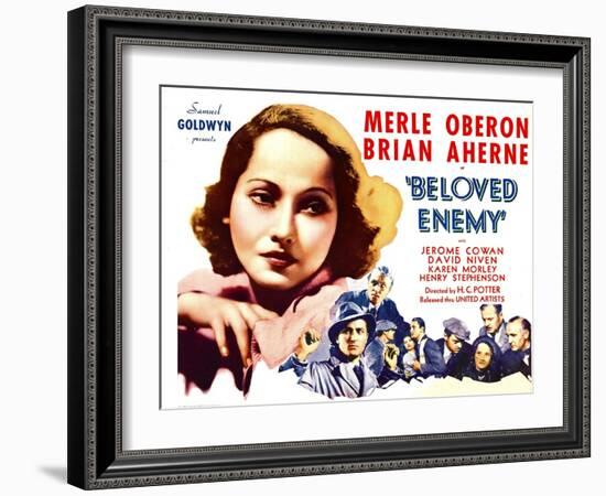 Beloved Enemy, 1936-null-Framed Photo