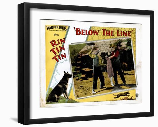 Below The Line, Rin Tin Tin, June Marlowe, 1925-null-Framed Art Print