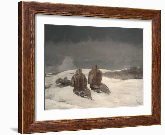 Below Zero, 1894-Winslow Homer-Framed Giclee Print