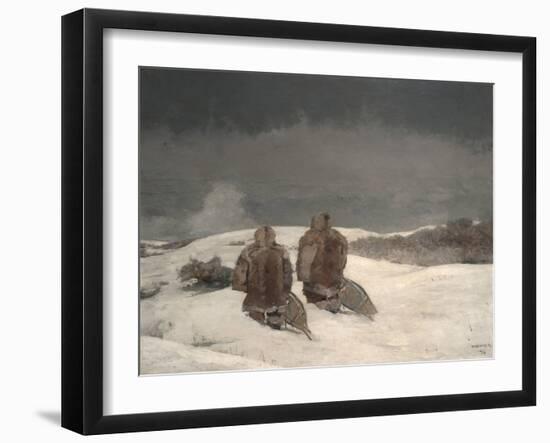 Below Zero, 1894-Winslow Homer-Framed Giclee Print