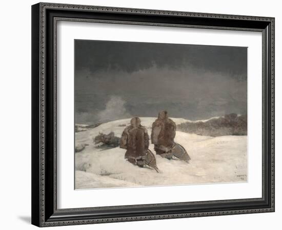 Below Zero, 1894-Winslow Homer-Framed Giclee Print