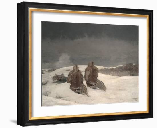 Below Zero, 1894-Winslow Homer-Framed Giclee Print