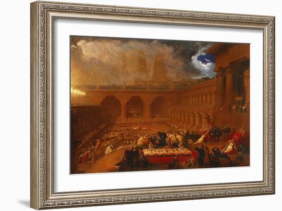 Belshazzar's Feast, 1820-John Martin-Framed Giclee Print