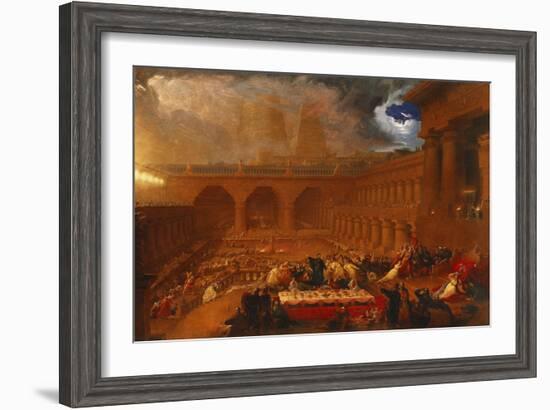 Belshazzar's Feast, 1820-John Martin-Framed Giclee Print