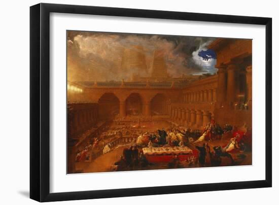 Belshazzar's Feast, 1820-John Martin-Framed Giclee Print