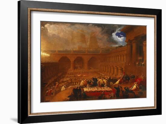 Belshazzar's Feast, 1820-John Martin-Framed Giclee Print